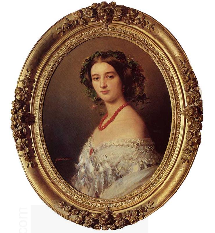 Franz Xaver Winterhalter Malcy Louise Caroline Frederique Berthier de Wagram, Princess Murat China oil painting art